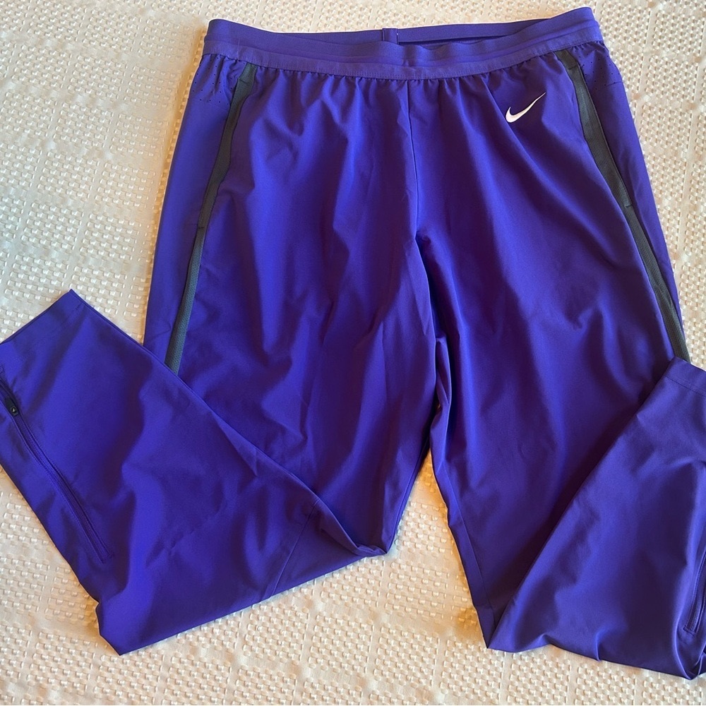 Men's Purple WarmUp Pants - Basketball